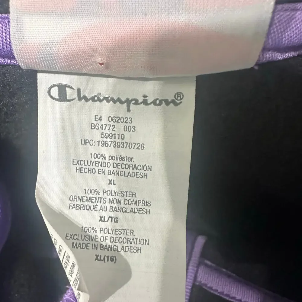 NWT Champion Girls Fleece Zip Up Jacket Size XL 16 Warm Athletic - Picture 3 of 4